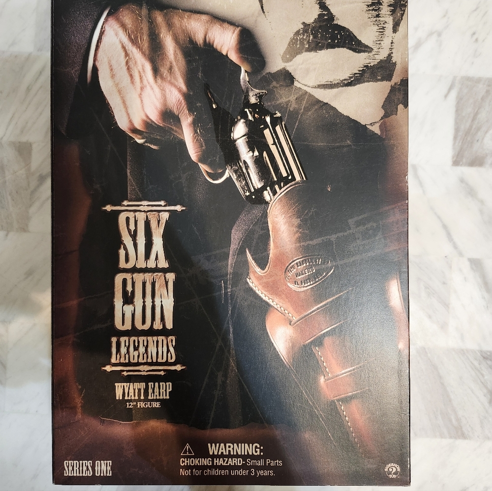 Six Gun Legends Wyatt Earp 12" Figure Boxed Poster
